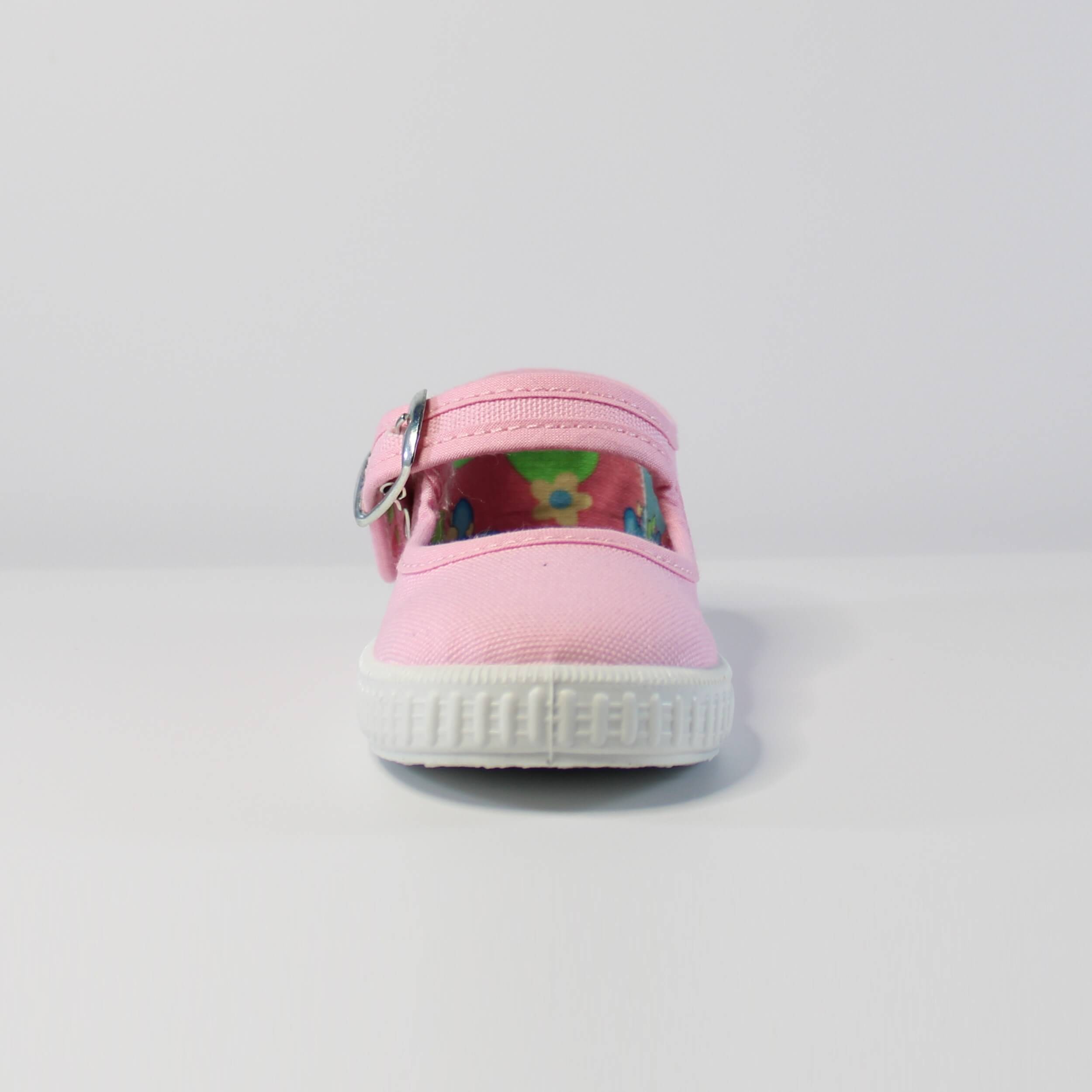 pink canvas mary jane's