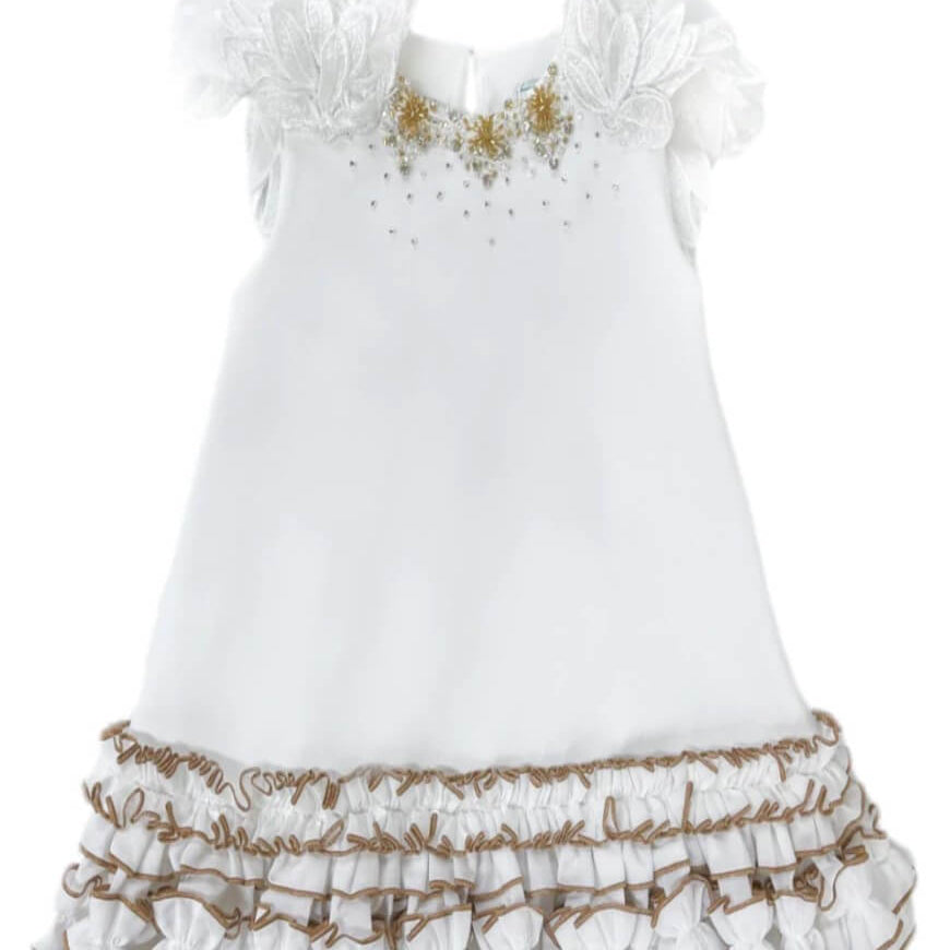 Angelina Dress by petit maison kids front