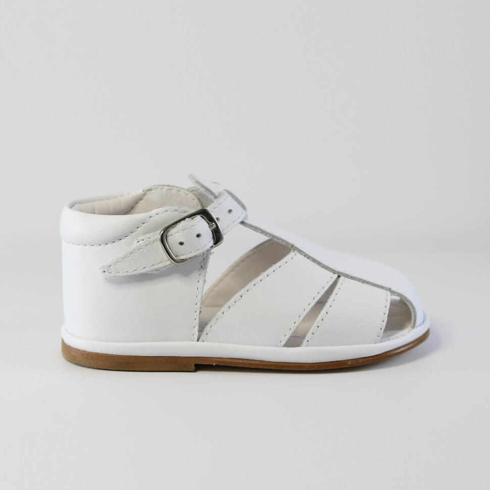 borboleto white boys sandals sold at tors childrens wear