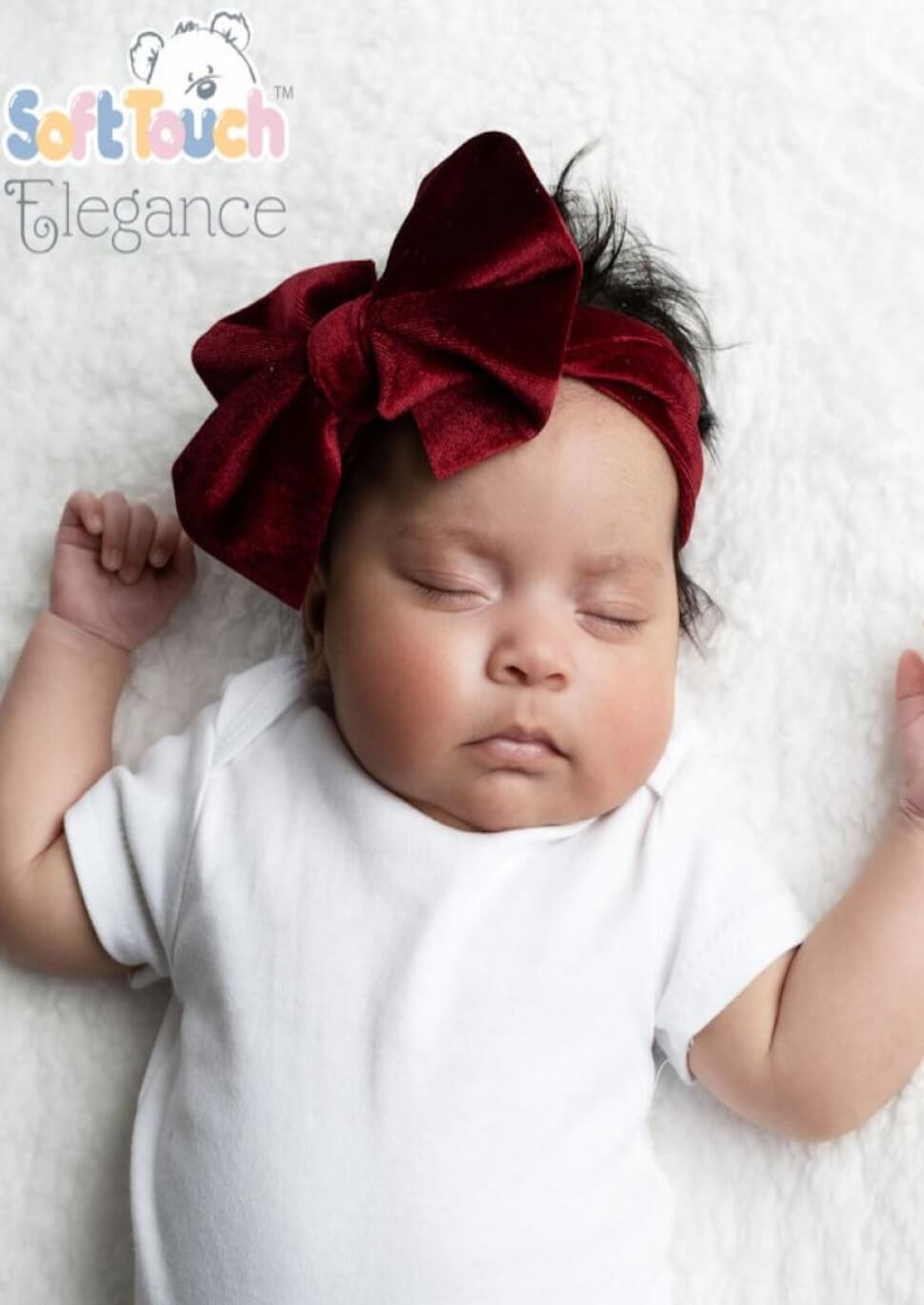Velour Bowed Headband - Tor's Children's Wear