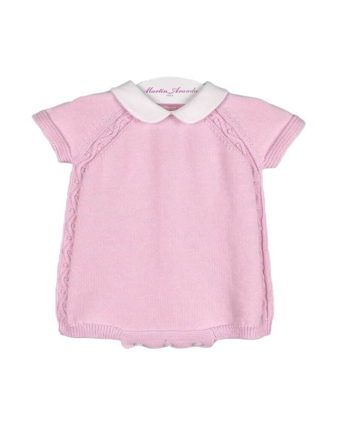 Pink Knitted Romper