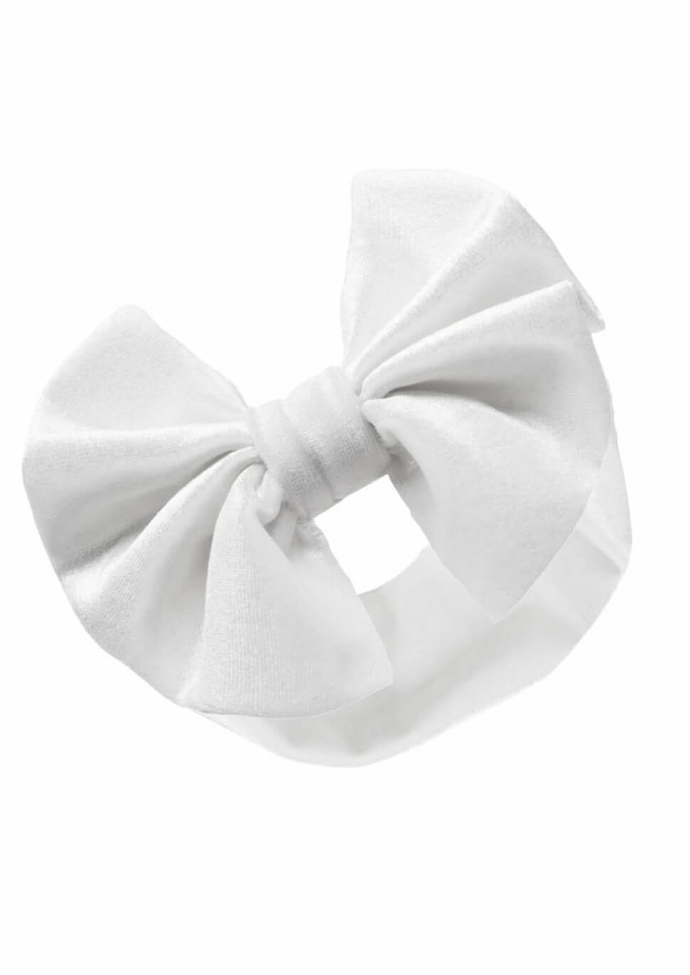 Velour Bowed Headband - Tor's Children's Wear