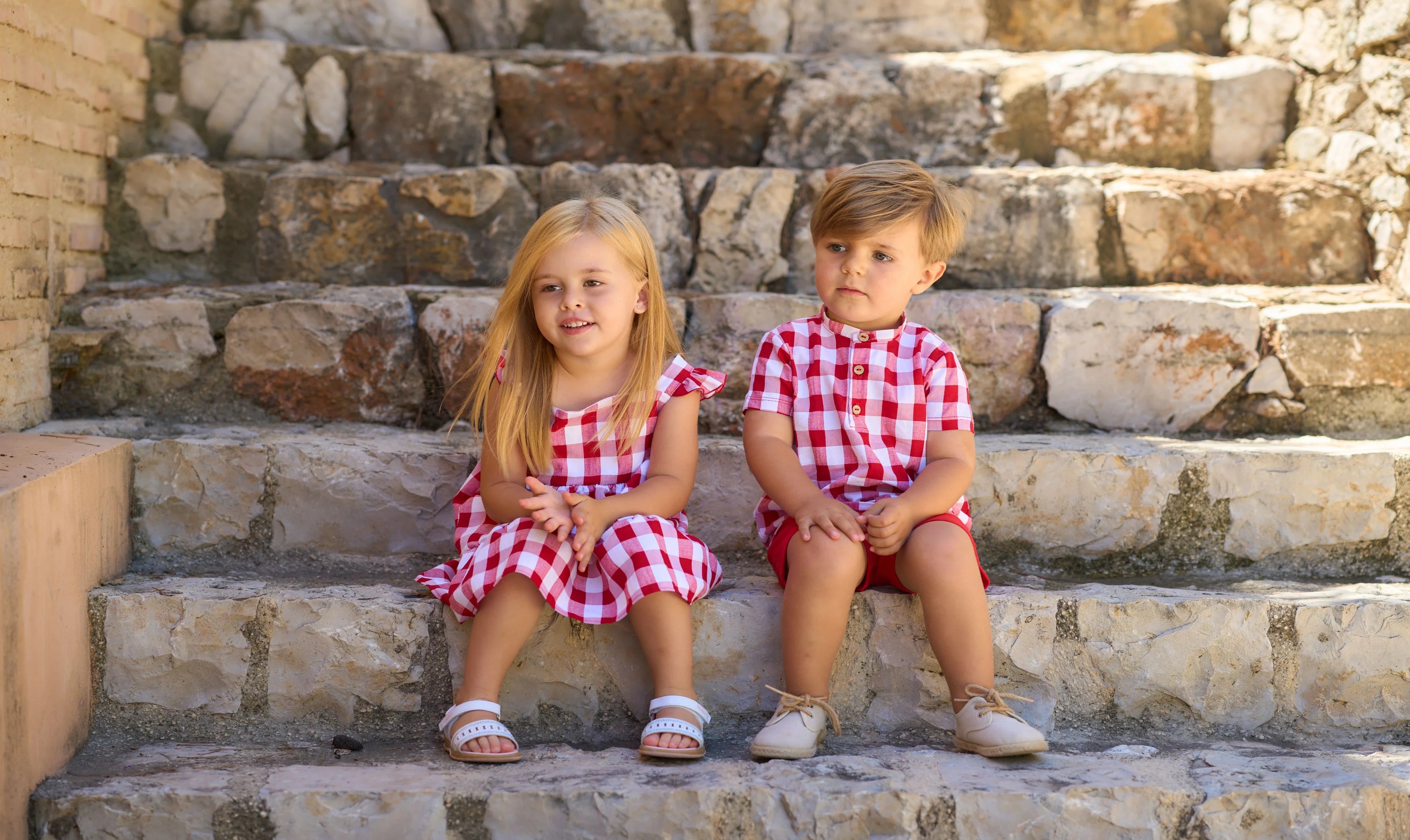 red check sibling set from brand Rapife 