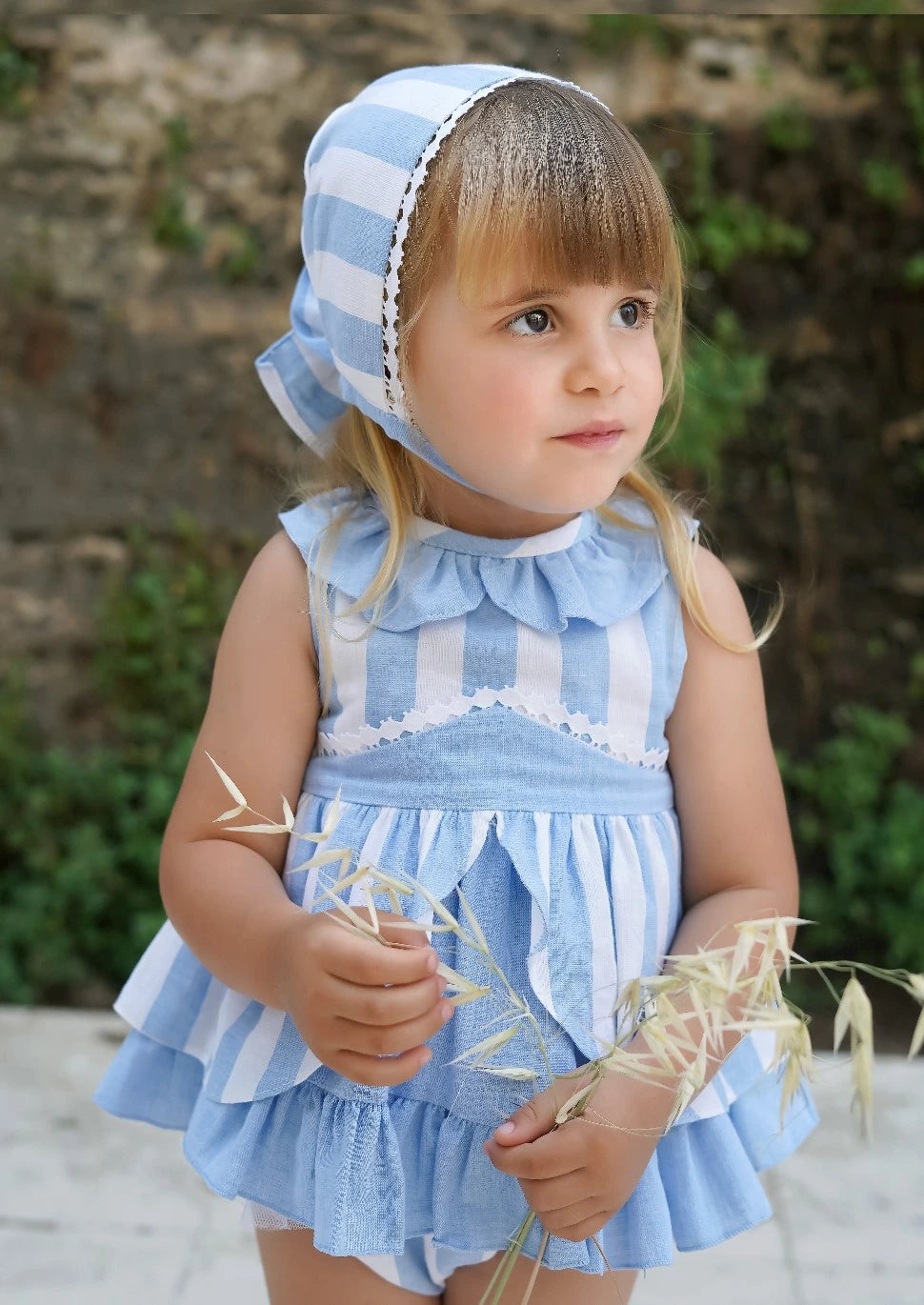 "Bluebell" Dress, Bloomers and Bonnet by dbb collections