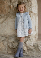 "Belle" Floral Print Dress from tors childrens wear aw23 collection by spanish brand martin aranda
