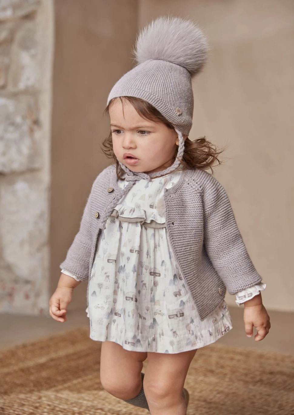 "Carmen" Dress Set from tors childrens wear aw23 collection by spanish brand martin aranda