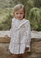 "Charlotte" Floral Dress from tors childrens wear aw23 collection by spanish brand martin aranda