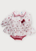 sardon girls tea pot print dress and bloomers