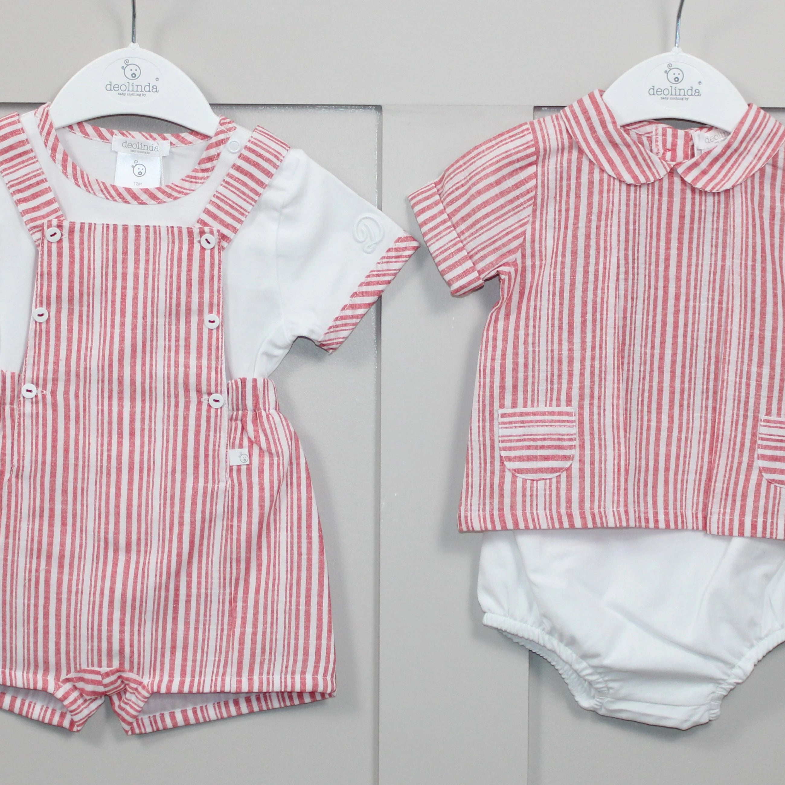 Deolinda Red Striped summer boys collection
