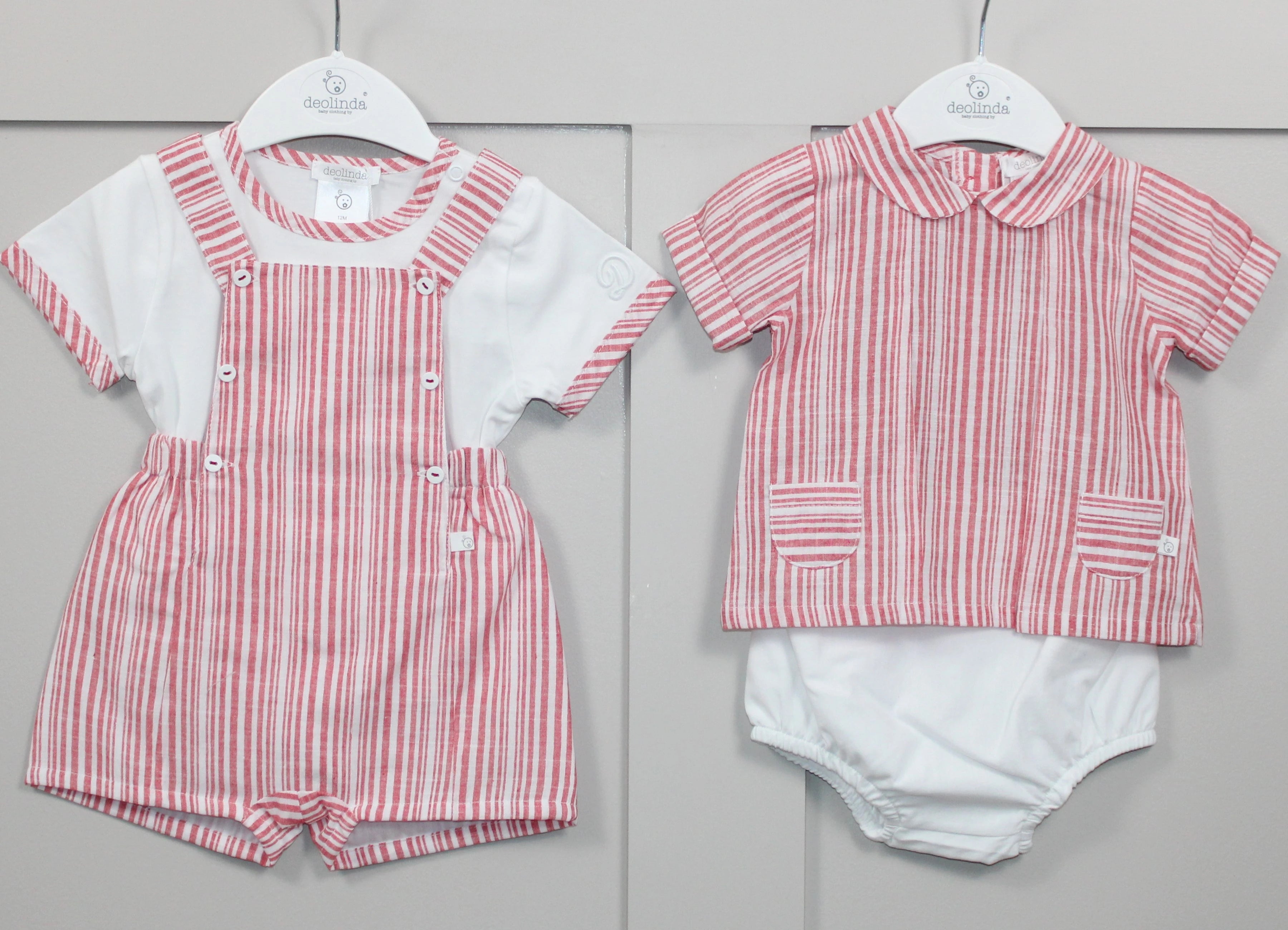 Deolinda Red Striped summer boys collection