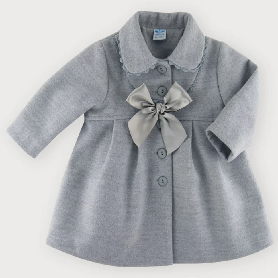 Girls Grey Winter Coat by sardon