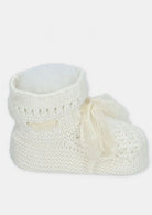 lace knitted booties by martin aranda from tors childrens wear