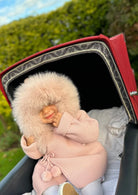 pink martin aranda fauc fur hooded coat from tors childrens wear