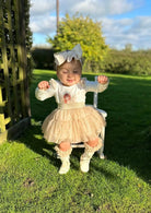 caramelo kids Mink Tulle Fairy Sparkle Skirt Set at tors childrens wear