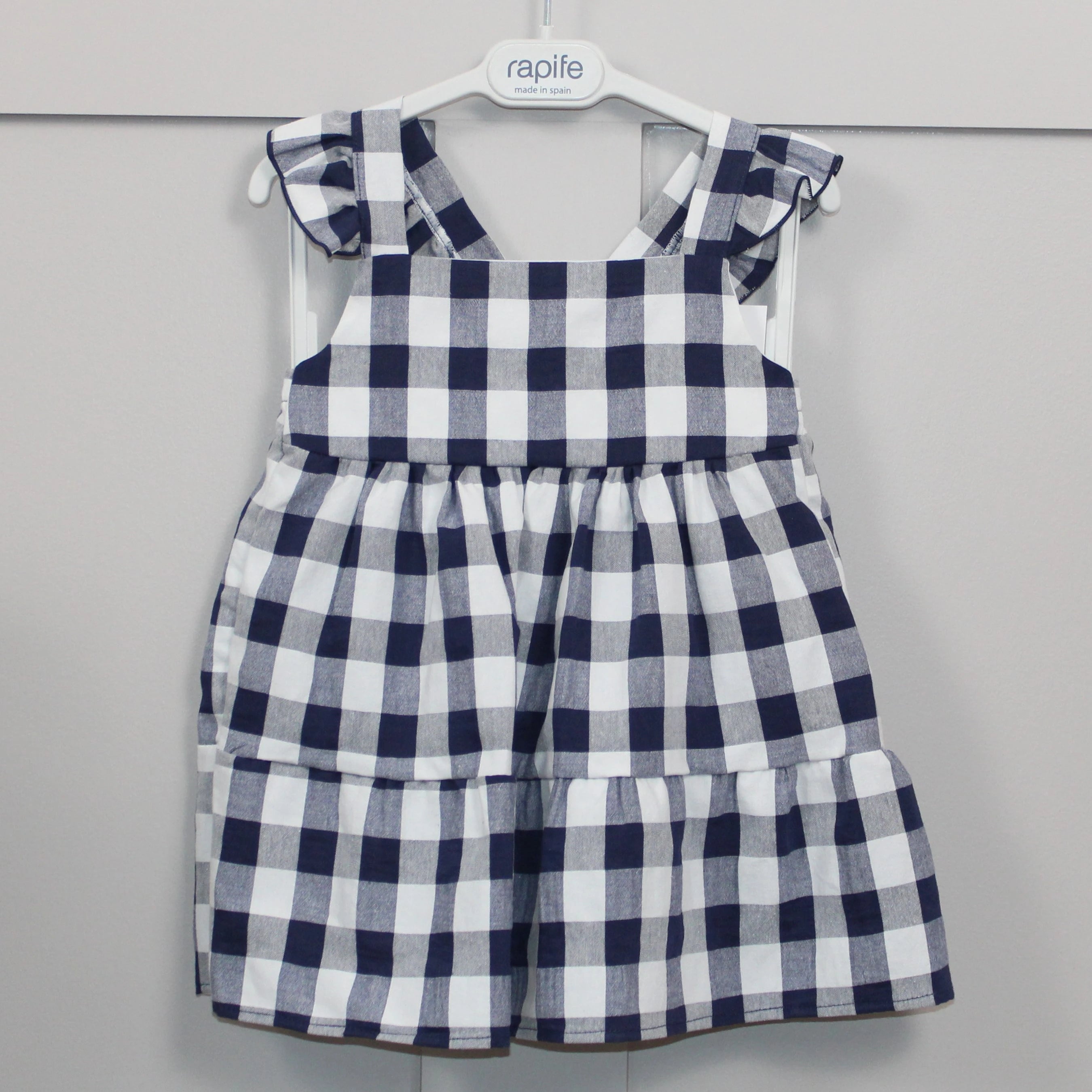 rapife Navy check summer dress