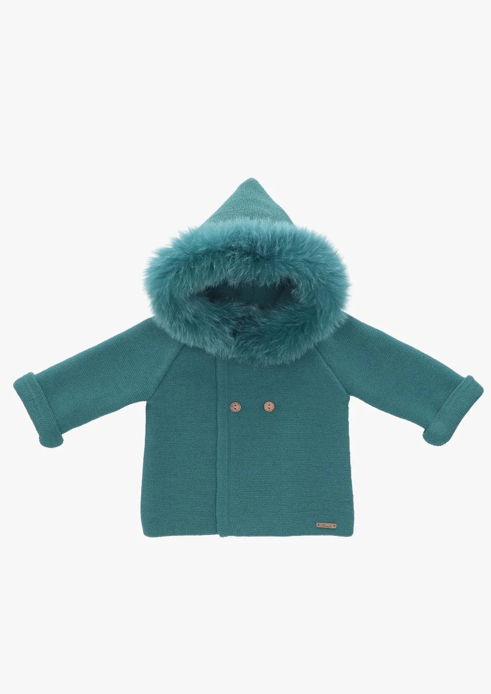 "Serenade" Forest Faux Fur Hooded Coat - Tor's Children's Wear