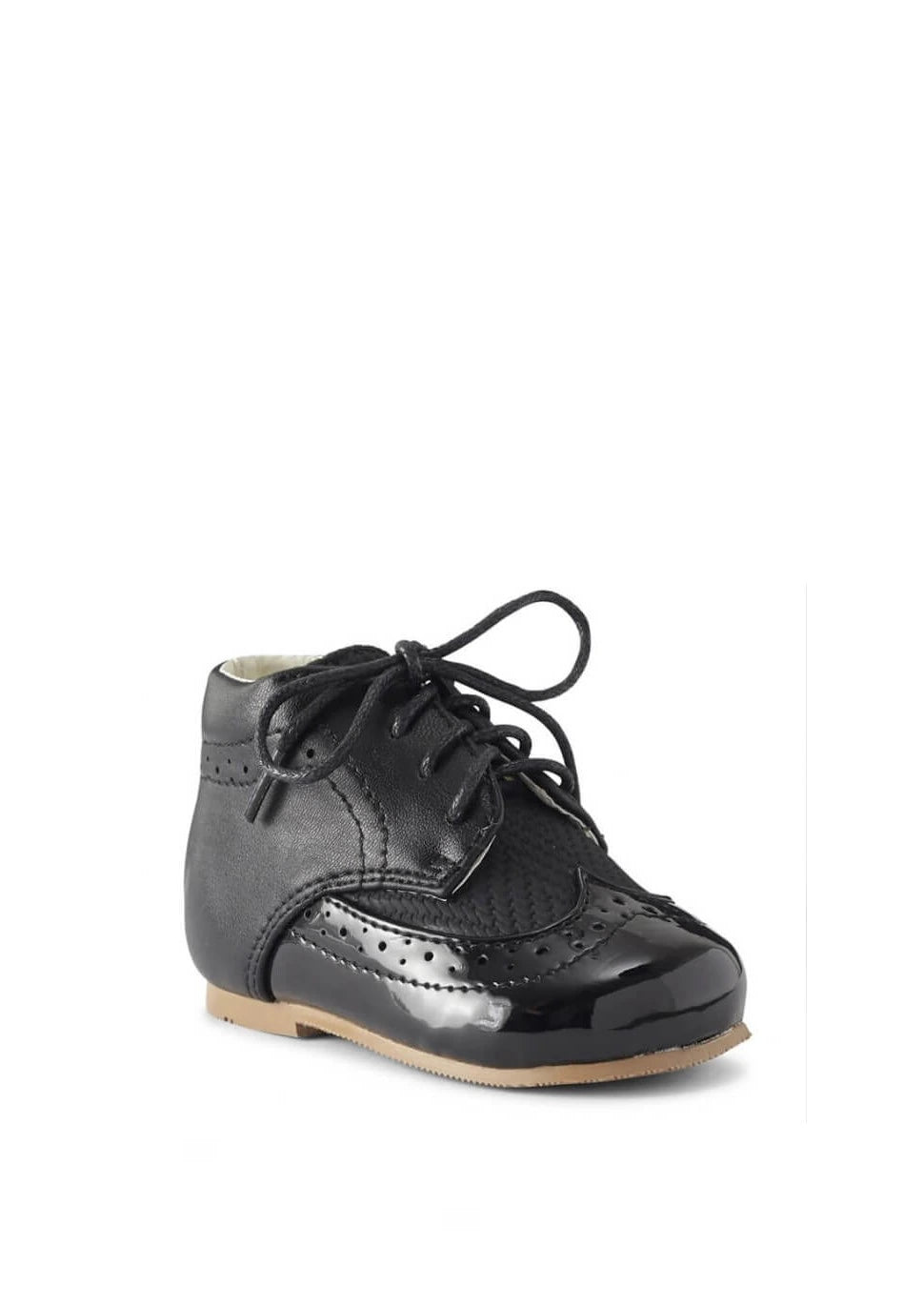 boys black brogue boot by sevva