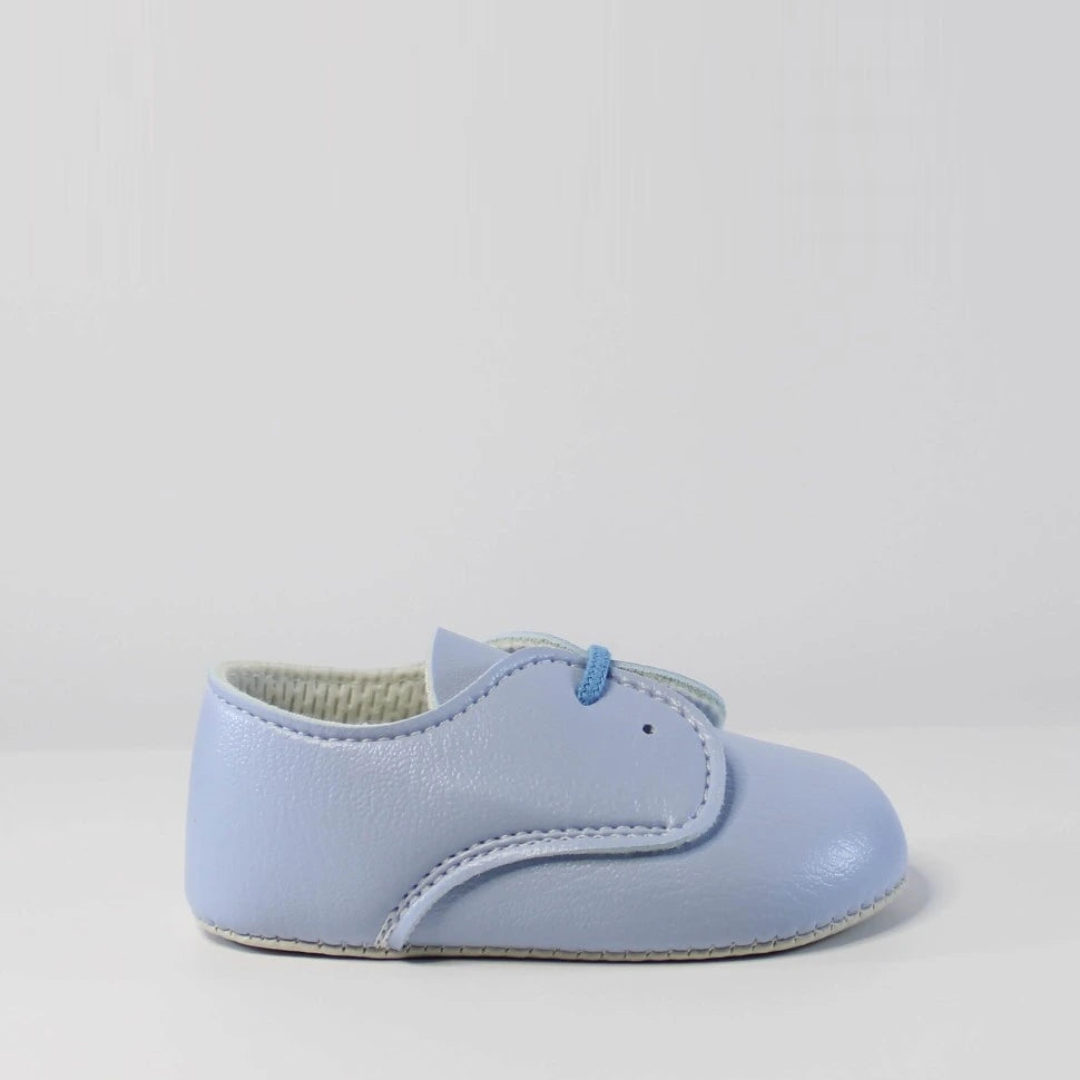baypods boys sky blue laced shoes