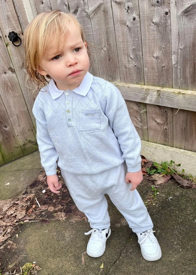 brand rep elias modelling caramelo kids tracksuit from tors childrens wear