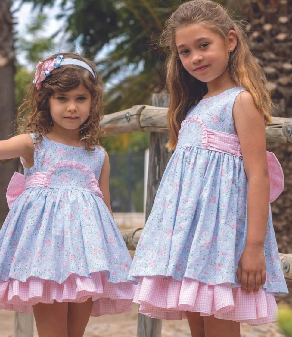 dbb collections pale blue girls dress