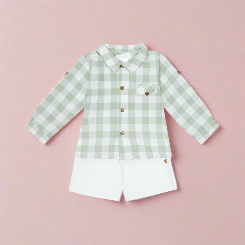 Frances Shirt in Green Tartan Frances Shirt in Green Tartan