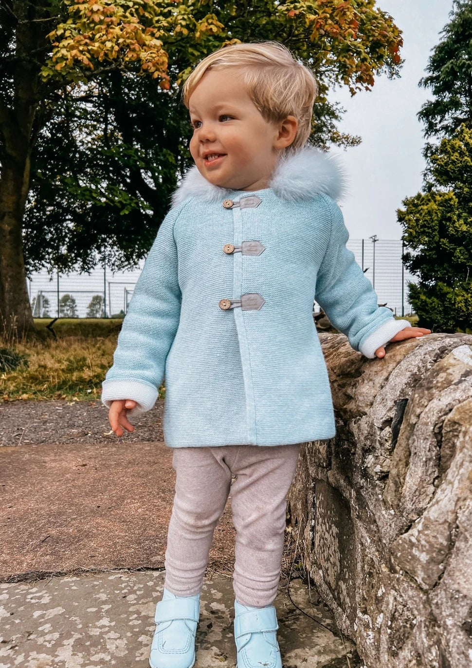 martin arand sky faux fur hooded coat available at tors childrens wear