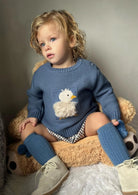 sardon boys fluffy chick jumper and shorts set from tors childrens wear