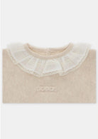 "Carmen" Beige Knit Girls Set by martin aranda