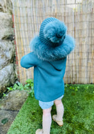 tors childrens wear aw23 collection martin aranda green faux fur hooded coat