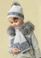 grey fur hooded romper by caramelo kids available from tors childrens wear