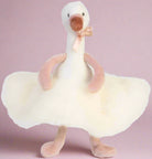 happy horse swan swizzle 18cm plush toy