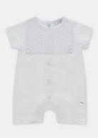 martin aranda Cassius white Bibbed Romper