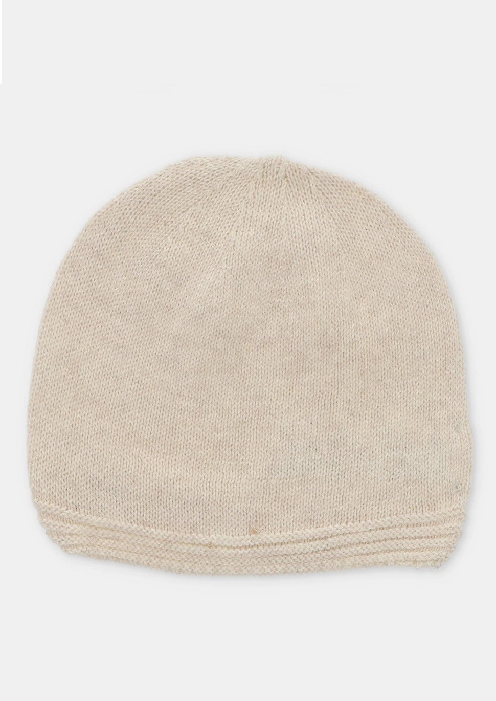 martin aranda beige beanie hat 