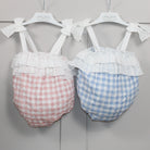 martin aranda french gingham shortie romper collection