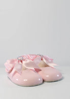 Pink Diamante Bowed Shoes by baypods
