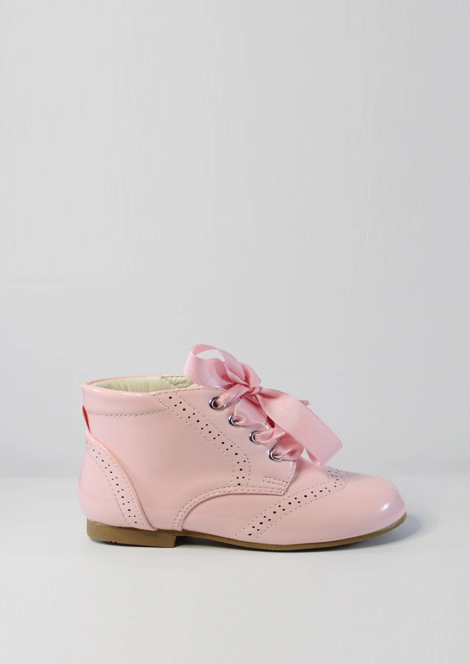 girls Pink Sevva Patent Boots