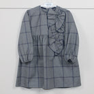 rapife grey and blue tartan dress