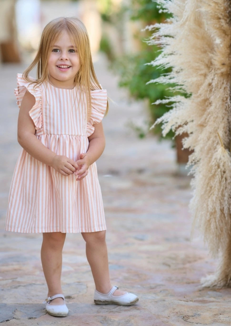 rapife orange stripe dress