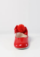 Girls Red Pom First Walkers by baypods