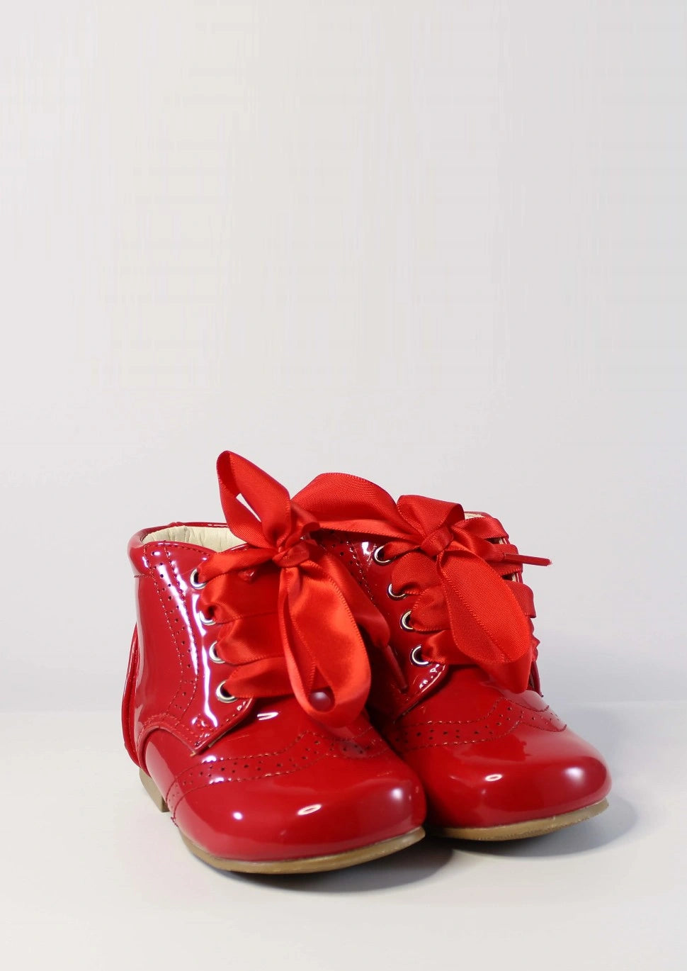 girls Red Sevva Patent Boots