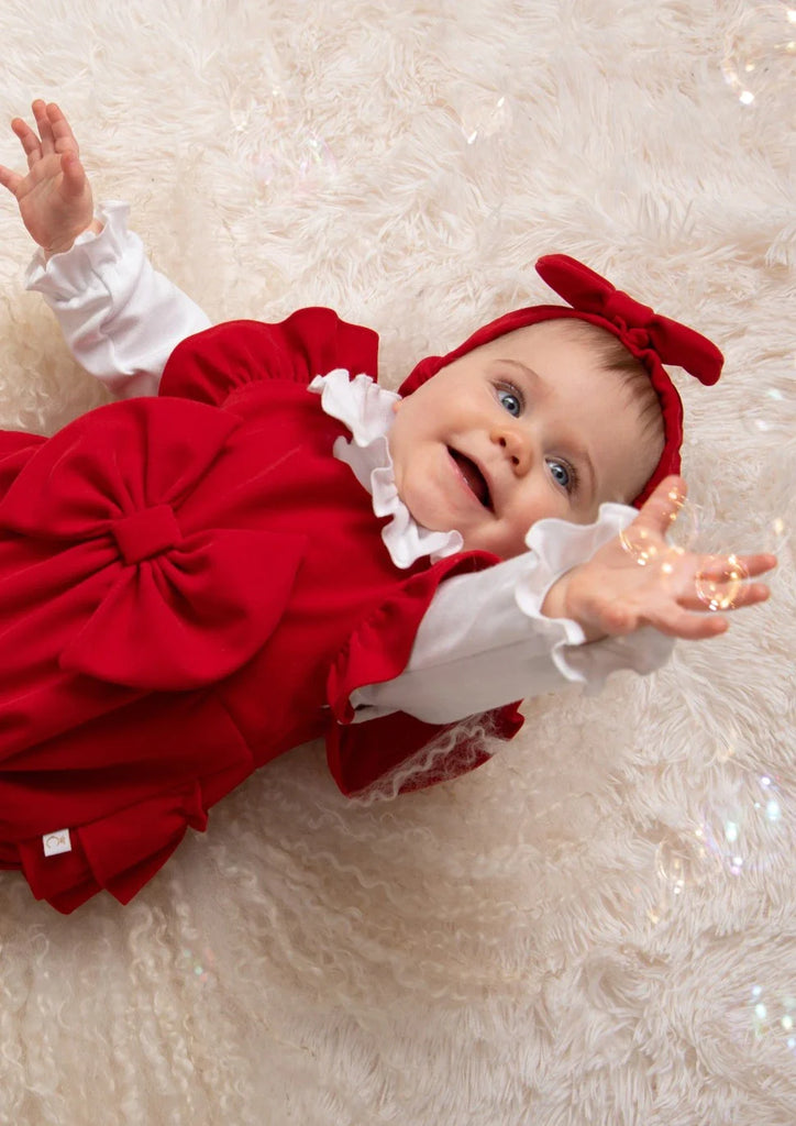 caramelo kids velour romper with head band from tors childrens wear