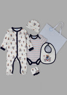 rock a bye baby 5 piece gift set for boys 