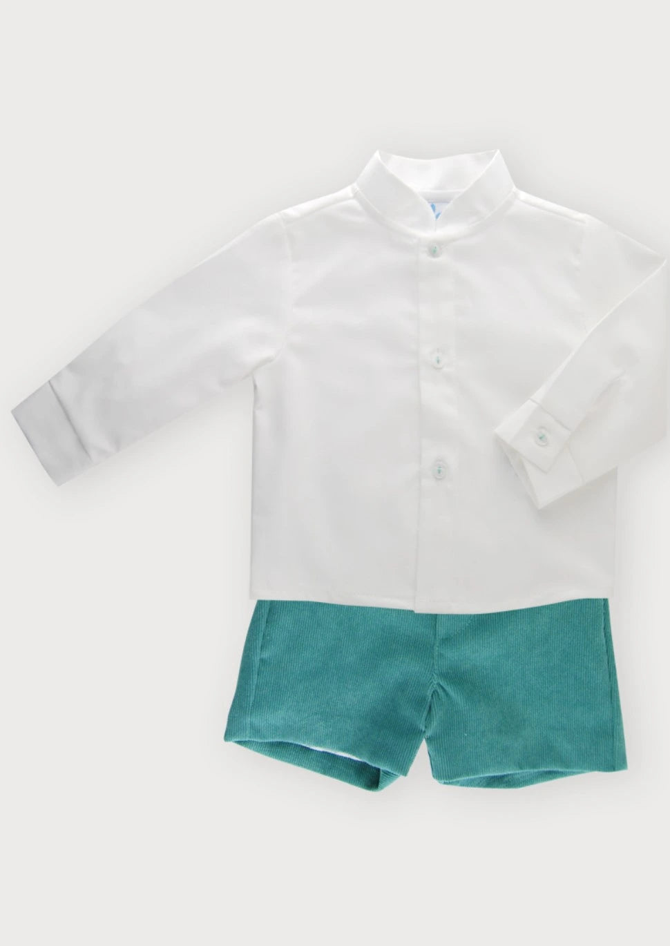 sardon andrew shirt and green shorts set from tors childrens wear