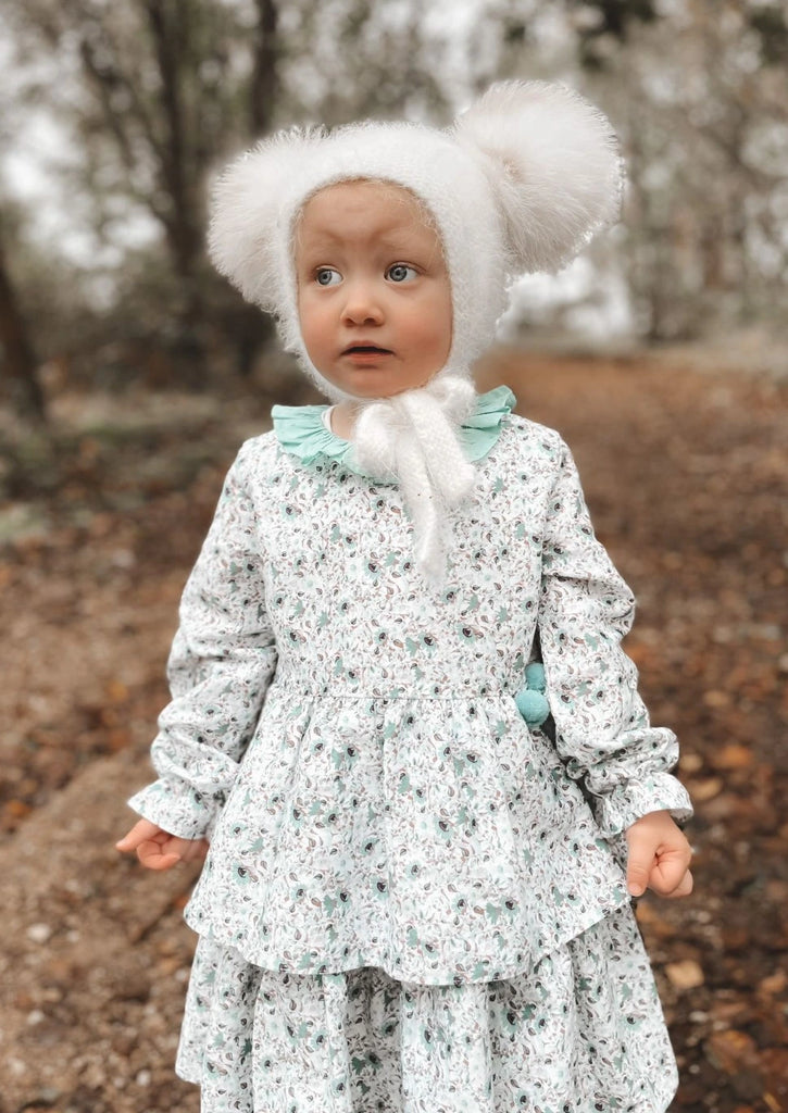 tors childrens wear girls green floral print dress by sardon