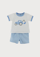 sardon boys tractor t shirt and shorts set 