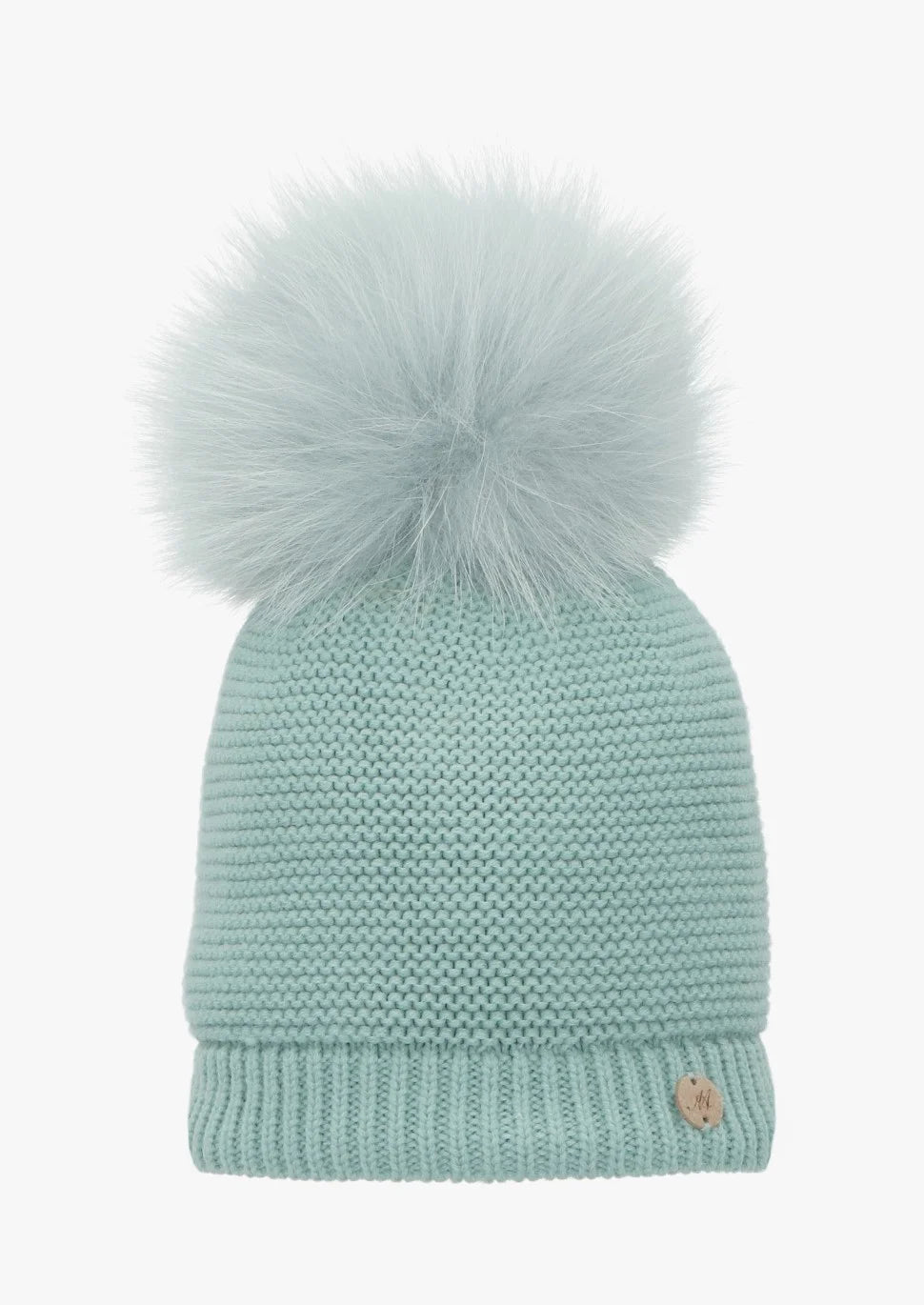 Mint Single Pom Hat from tors childrens wear aw23 collection by spanish brand martin aranda