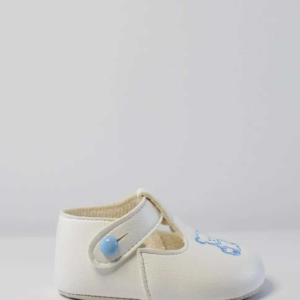 White Teddy Motif baypod Shoes from tors childrens wear