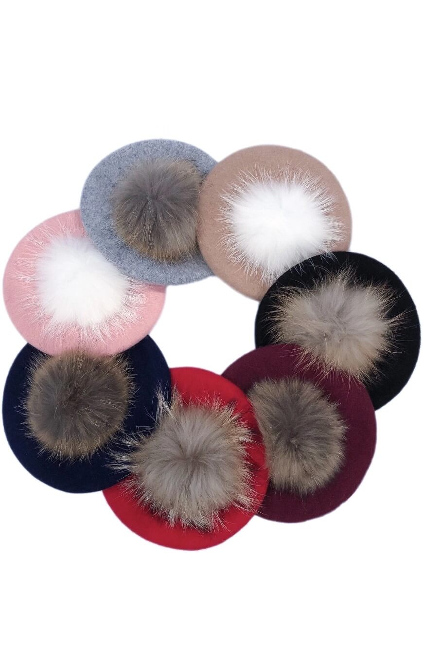 single pom beret by petit maison kids