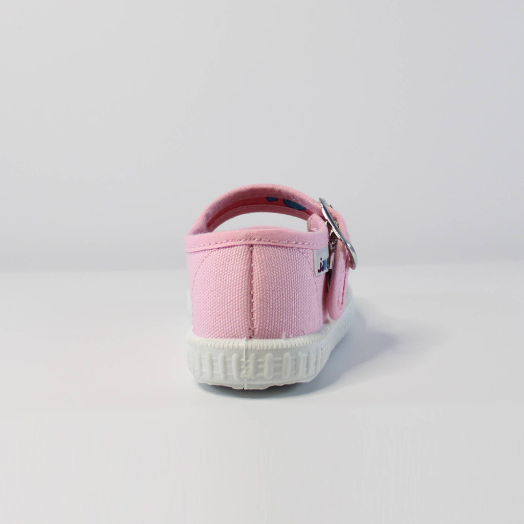 pink canvas mary jane's