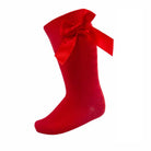 red heart bow socks